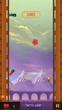 Ninja Super Jump Lite Screen Shot 2