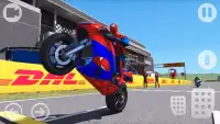 Super Hero Moto Bike Highway Racer 3d Racing Games Screen Shot 5
