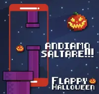 Flappy Halloween: salta i tubi zucche notturne Screen Shot 0