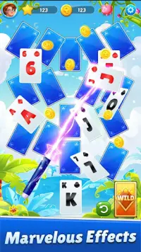 Solitaire TriPeaks: Sea Island - Free Card Games Screen Shot 3
