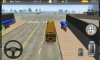 Schoolbus Sürüş 3D Sim 2 Screen Shot 3