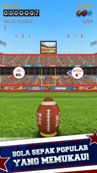 Flick Kick Field Goal Kickoff Screen Shot 0