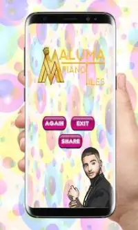 Maluma On Piano Game Screen Shot 3