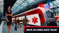 Ambulance Driving Game: Patient Delivery Train Sim Screen Shot 0