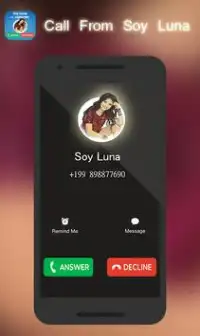 Soy Luna Fake Calling Simulator Screen Shot 0