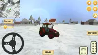 Farming tractor freight transport simulation Screen Shot 3