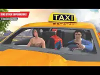 Superhero Taxi Driving : fast racing challenges 3D Screen Shot 15