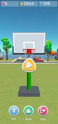 3D Basketbol Atışı Screen Shot 0