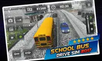 School Bus Coach Driving Simulator 2017 Screen Shot 2