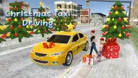Christmas Taxi Driving Screen Shot 0