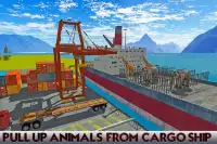 Truck & Crane Sim: Animal Cargo Ship Screen Shot 4