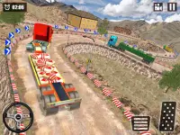 Offroad स्नो ट्रेलर ट्रक ड्राइविंग गेम 2020 Screen Shot 7