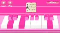 Розовый Пианино Screen Shot 1