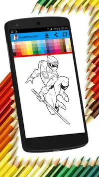 SuperHeroes Coloring Pages Screen Shot 3