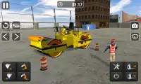 Excavator Driver Simulator - Road Building Sim Screen Shot 2