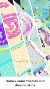 Domino Cliff - Toppling Dominoes 3D Screen Shot 2