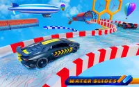 Water Slide Extreme Car Racing Stunts Screen Shot 5