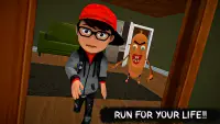 Sinister Sausage Man Run Game Screen Shot 2