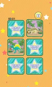 Dinosaur Memory Game Screen Shot 1