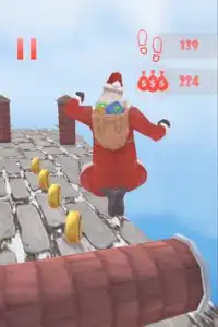 Santa Sky Dance Runner : Christmas Rush Screen Shot 2