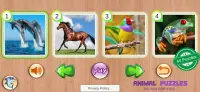 Real Animal Puzzles & Jigsaw Screen Shot 0