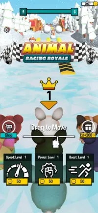 Animal Racing Royale Screen Shot 0
