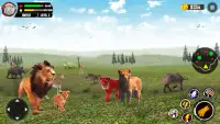aslan ailesi Vahşi Oyunlar 3d Screen Shot 0
