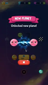 Merge Planets Space : hyper casual game Screen Shot 1