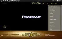 Poweramp Skin Dorado Gold Screen Shot 6