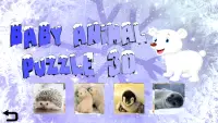 Baby Animal Puzzle 3D for kids Screen Shot 0