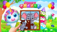 Animal Jigsaw Puzzle : Kids Game Screen Shot 0