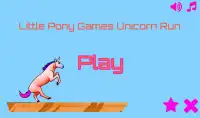 little pony games unicorn run Screen Shot 1