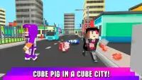 Cube Pig Simulator 3D Screen Shot 0