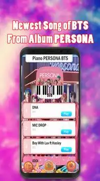 Piano BTS Game - Boy With Luv Screen Shot 1