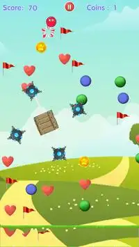 Un nouveau jeu "Ball Super Red Love Candy". Screen Shot 1