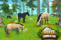 Wild pferd Simulator Spiele 3D Screen Shot 1