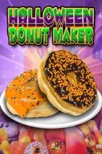 Halloween Donut Maker Cook & Make Candy Fun Game Screen Shot 0