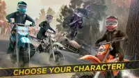 мотоцикл гонка vs злой зомби Screen Shot 10
