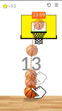 Баскетбол Swipe Star Снайпер | Симулятор игры Screen Shot 2