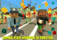 Zombie Pixel Warrior 3D- The Last Survivor Screen Shot 2