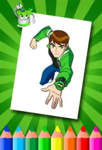 Ben 10 Colouring Book Screen Shot 6