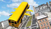 Летающие школьный автобус Screen Shot 2