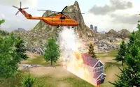 Fire Helicopter Rescue SIM Screen Shot 1