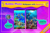Bubble Photo Live Wallpaper With Aquarium Screen Shot 1