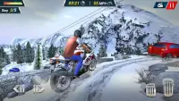 corridas de moto de neve 2019 - Snow Bike Racing Screen Shot 1