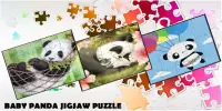 Baby Panda Puzzle Game Screen Shot 0