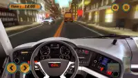 Real Traffic Coach Bus Driving Simulator 17 🚌 Screen Shot 1