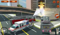 Löschfahrzeug-Rettungs-Ambulanz - NY-Feuerwehrmann Screen Shot 11