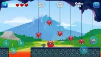 Super Bounce Red Classic Ball Приключение Screen Shot 3