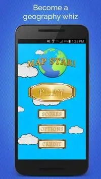Map Star! - Geography Game Screen Shot 0
